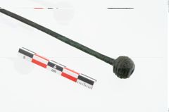 Etikett zu Bronzekugelkopfnadel (NHMW-PRAE-073852)